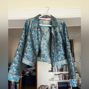 Urban Outfitters floral zip jacket